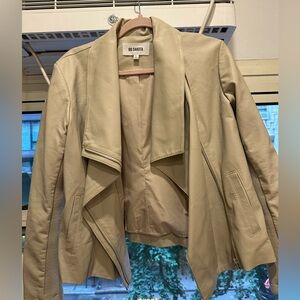 Bb Dakota cream leather jacket